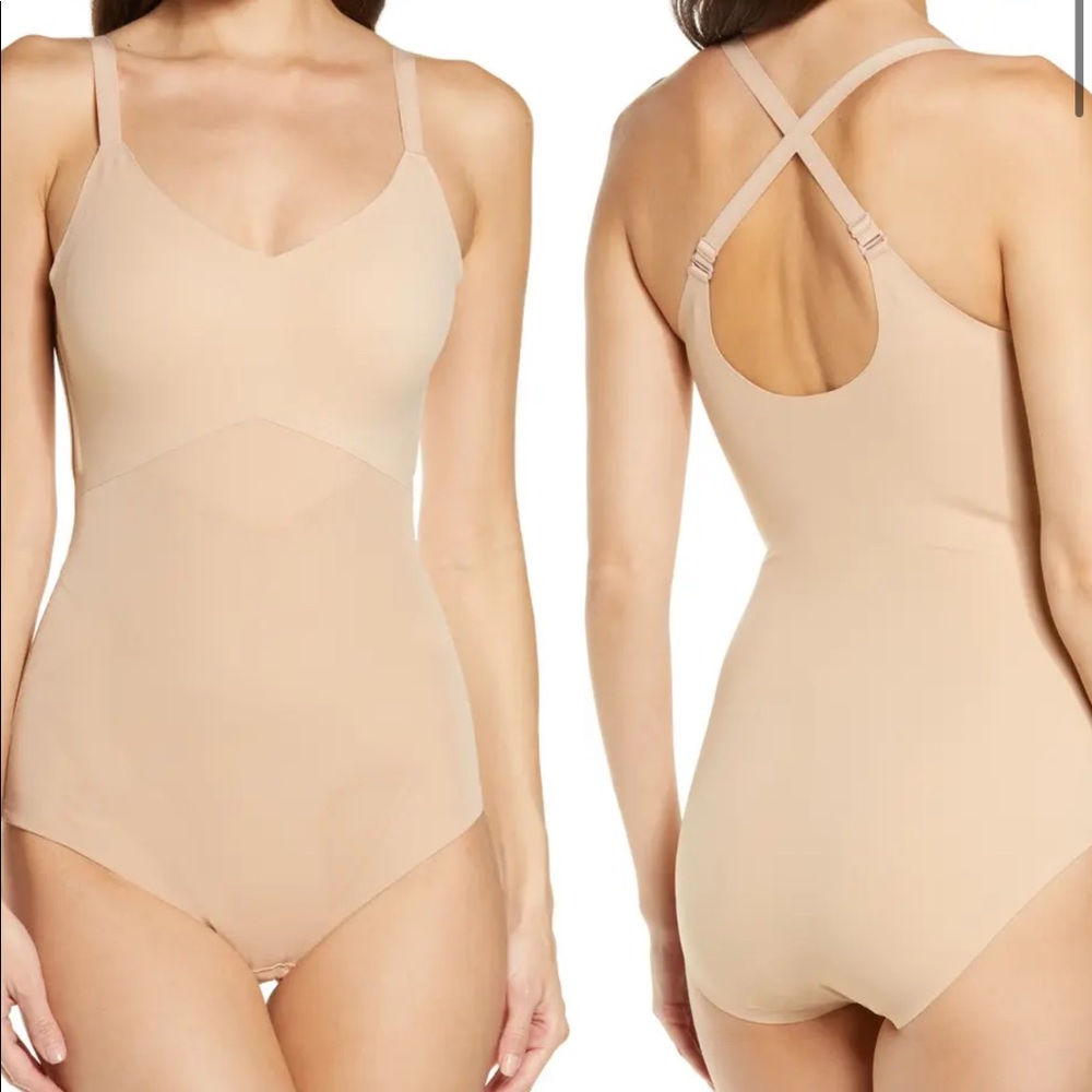 HONEYLOVE Cami Bodysuit COLOR SAND SIZE 2X 1074